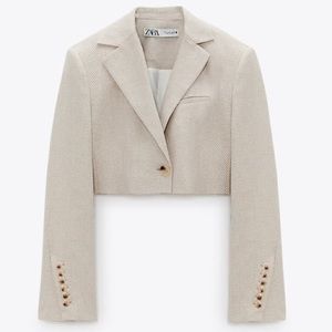 ZARA LIMITED EDITION CROPPED BLAZER